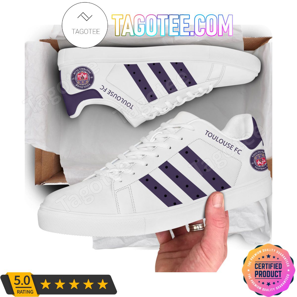 JWFancy Toulouse FC Skate Stan Shoes Sneakes For Men And Women