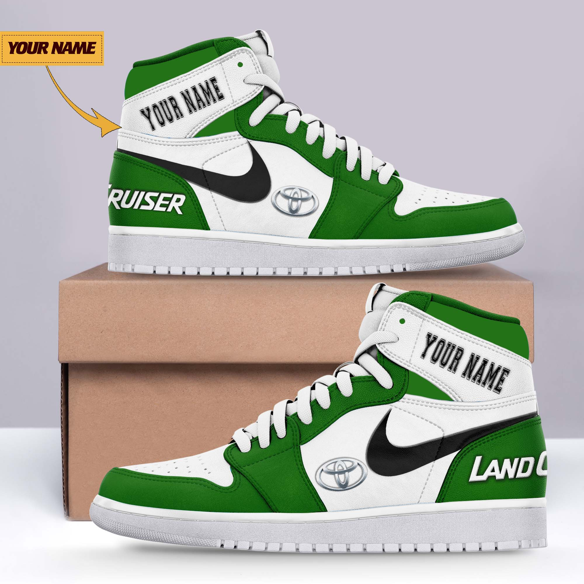 JWFancy Toyota - Land Cruiser AJ1 High Sneakers Shoes For Men And Women