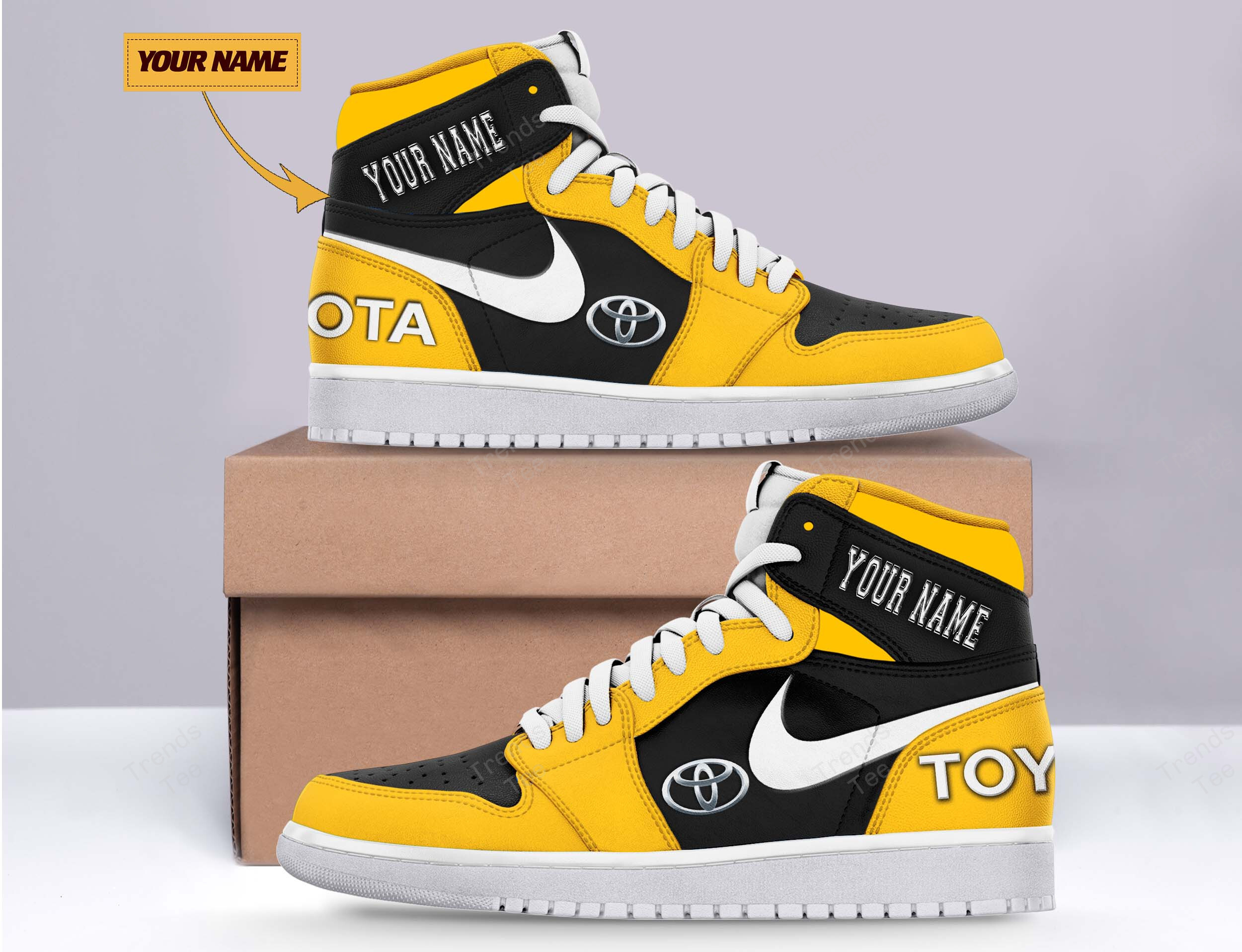 JWFancy Toyota AJ1 High Sneakers Shoes For Men And Women