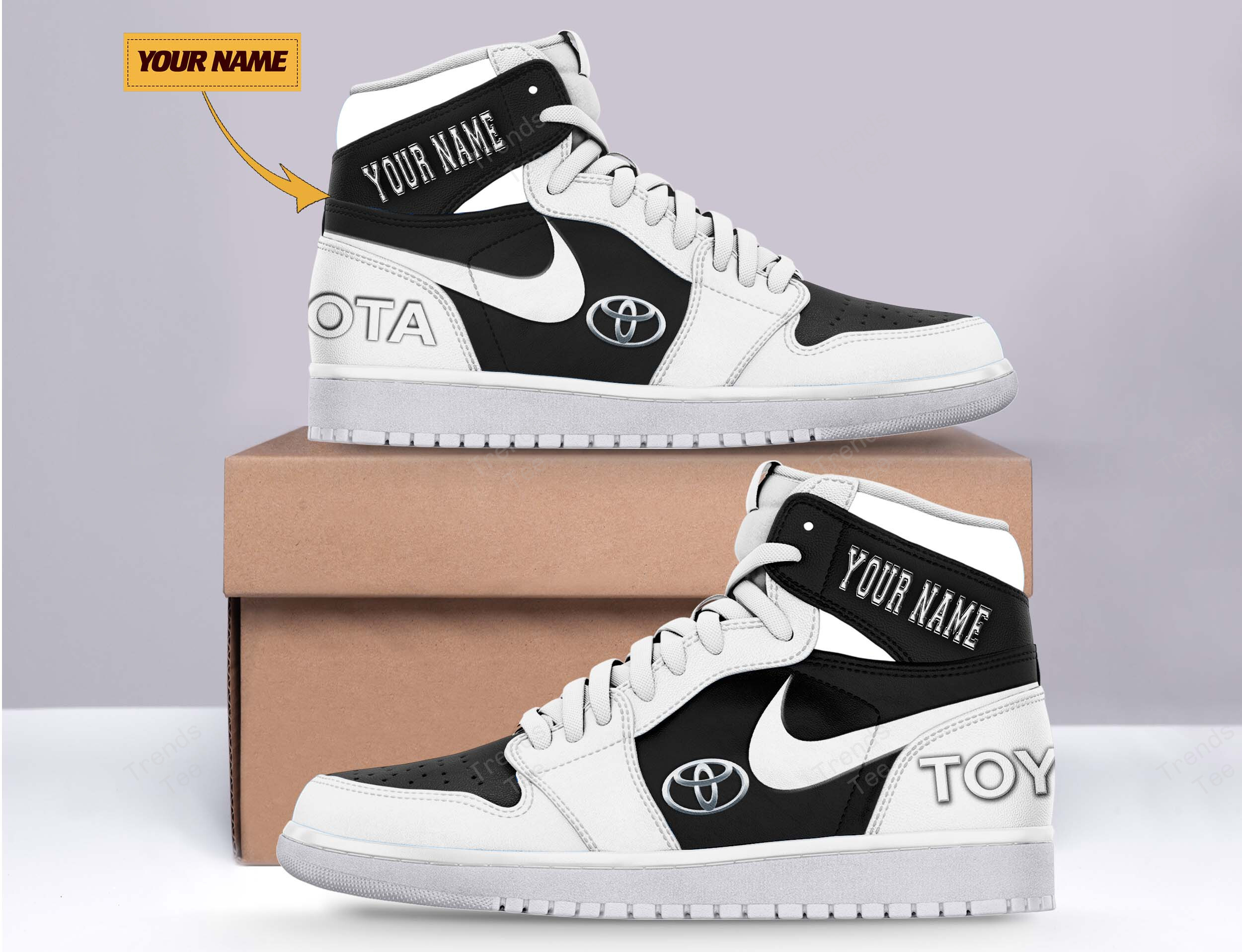 JWFancy Toyota AJ1 High Sneakers Shoes For Men And Women