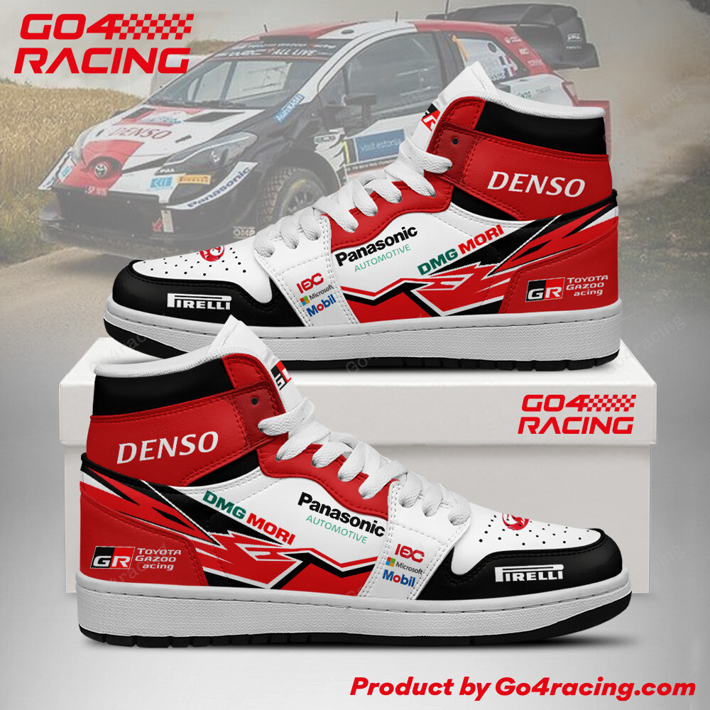 JWFancy Toyota Gazoo AJ1 High Sneakers Shoes For Men And Women