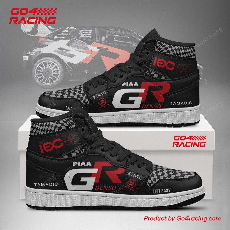 JWFancy Toyota Gazoo AJ1 High Sneakers Shoes For Men And Women