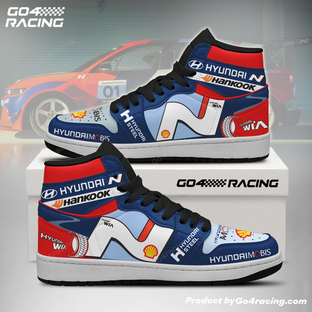 JWFancy Toyota Gazoo WRC V2 AJ1 High Sneakers Shoes For Men And Women