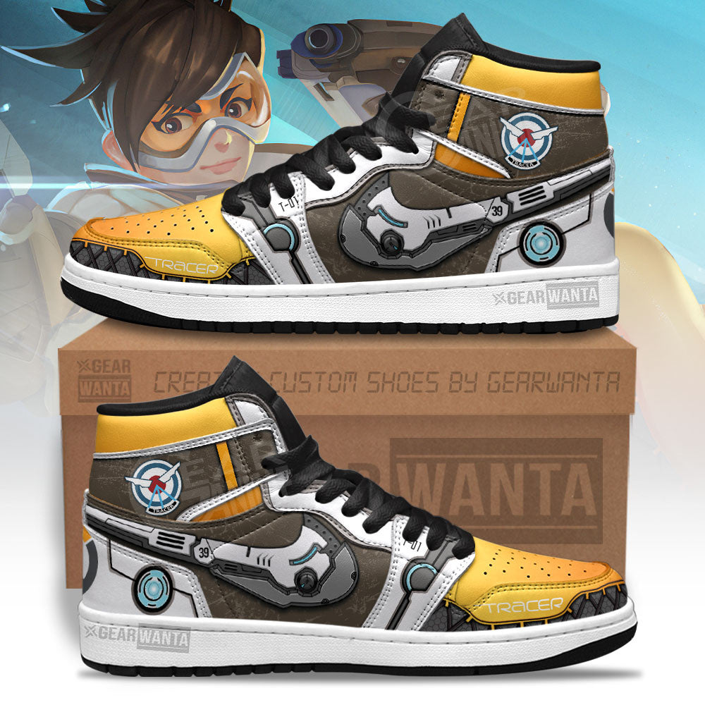 JWFancy Tracer Overwatch AJ1 High Sneakers Shoes For Men And Women