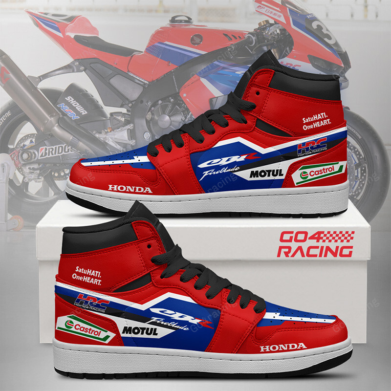 JWFancy Trackhouse Racing Aprilia AJ1 High Sneakers Shoes For Men And Women