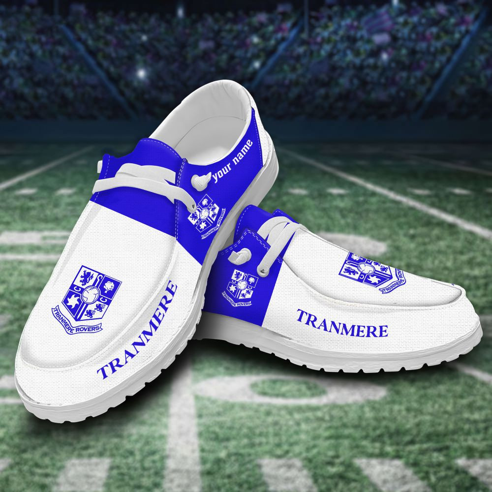 JWFancy Tranmere Rovers Hey Dude Shoes Wally Men's Lace Up Loafers Comfortable For Men And Women