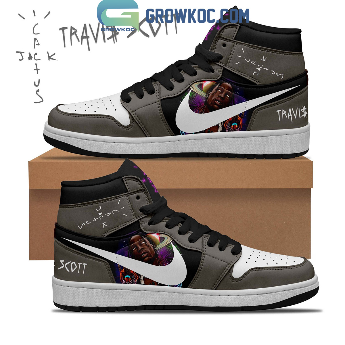 JWFancy Travis Scott AJ1 High Sneakers Shoes For Men And Women