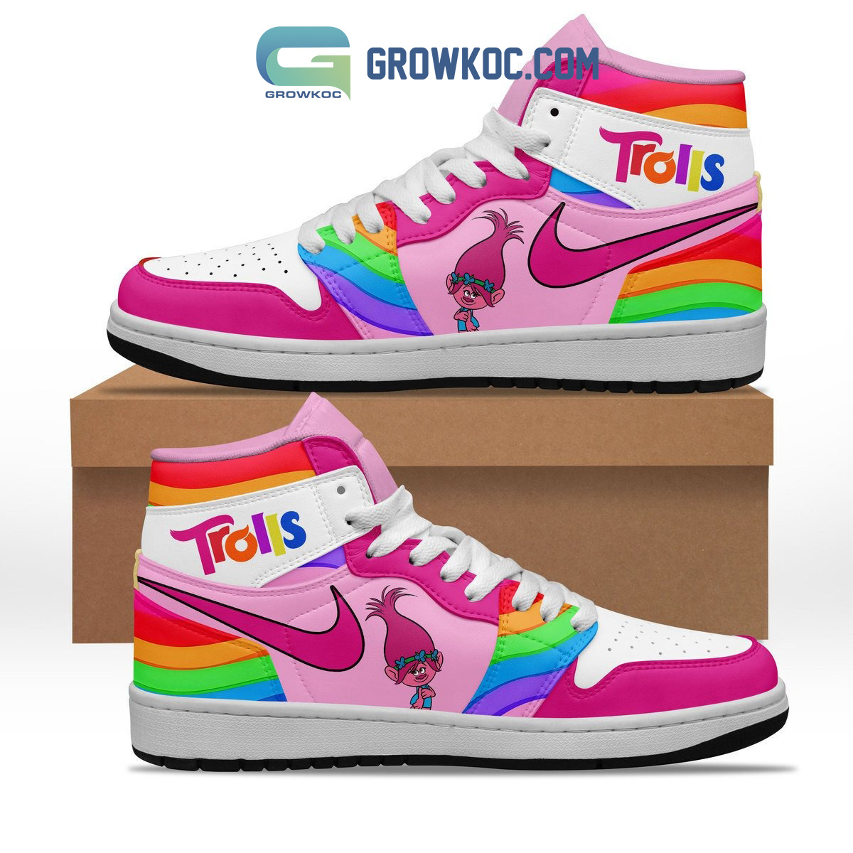 JWFancy Trolls AJ1 High Sneakers Shoes For Men And Women