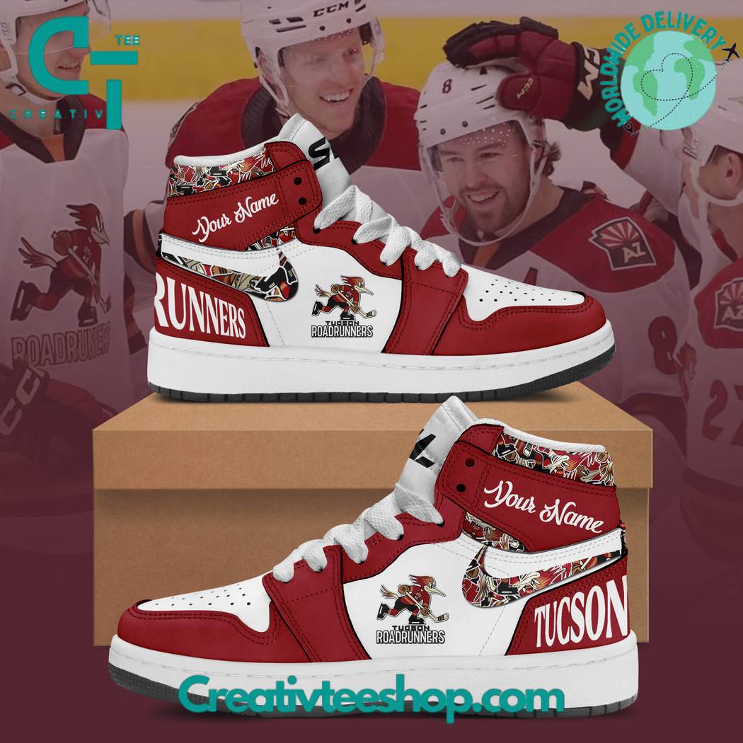 JWFancy Tucson Roadrunners AJ1 High Sneakers Shoes For Men And Women