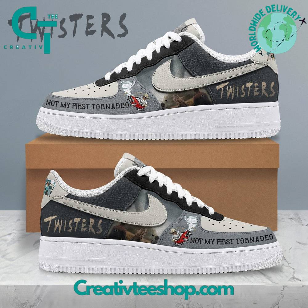 JWFancy Twisters Not My First Tornadeo Air Low-Top Sneakers Shoes For Men And Women