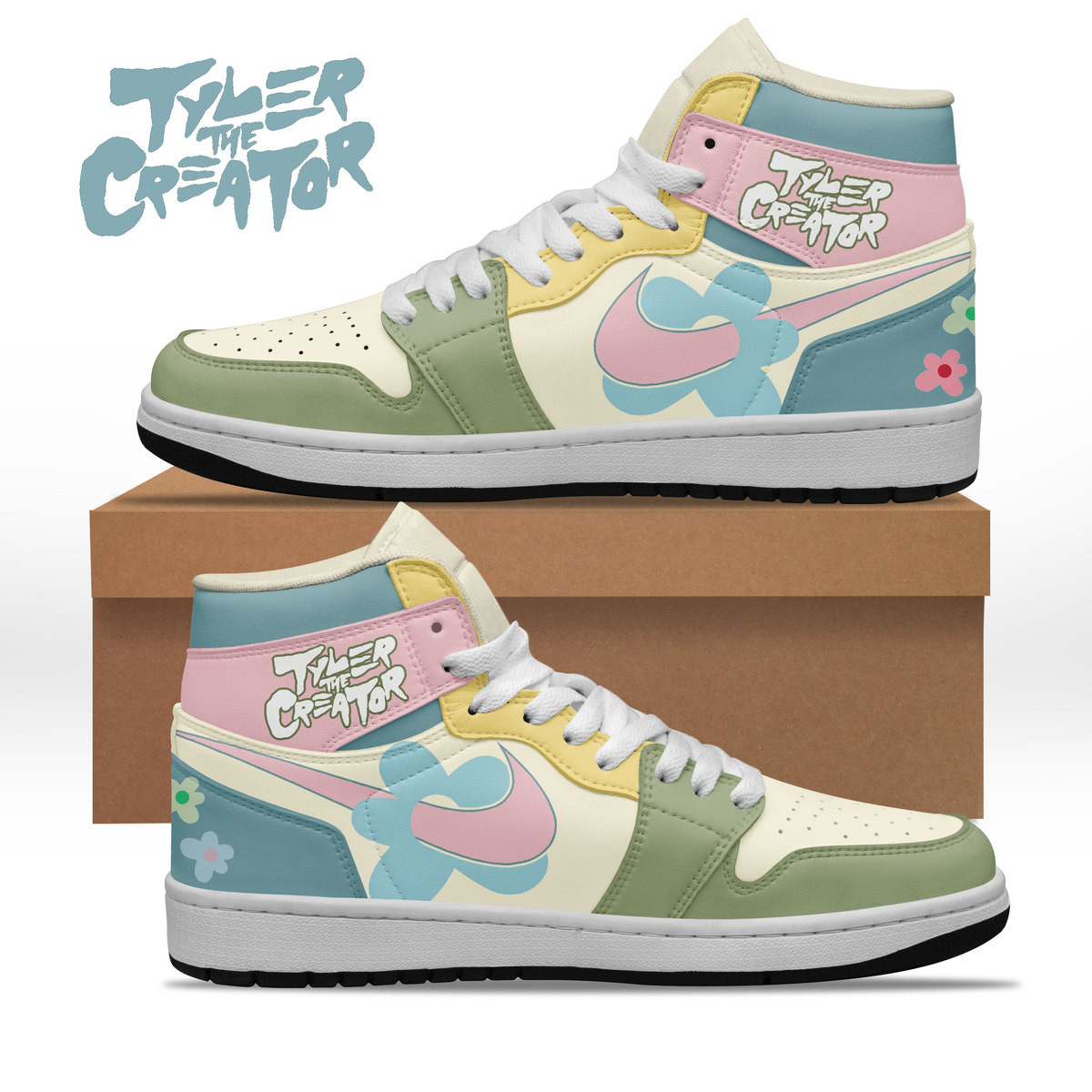 JWFancy Tyler The Creator AJ1 High Sneakers Shoes For Men And Women
