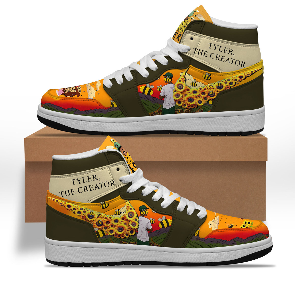 JWFancy Tyler The Creator AJ1 High Sneakers Shoes For Men And Women