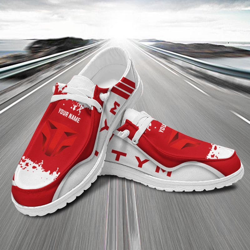 JWFancy TYM Tractorss Hey Dude Shoes Wally Men's Lace Up Loafers Comfortable For Men And Women