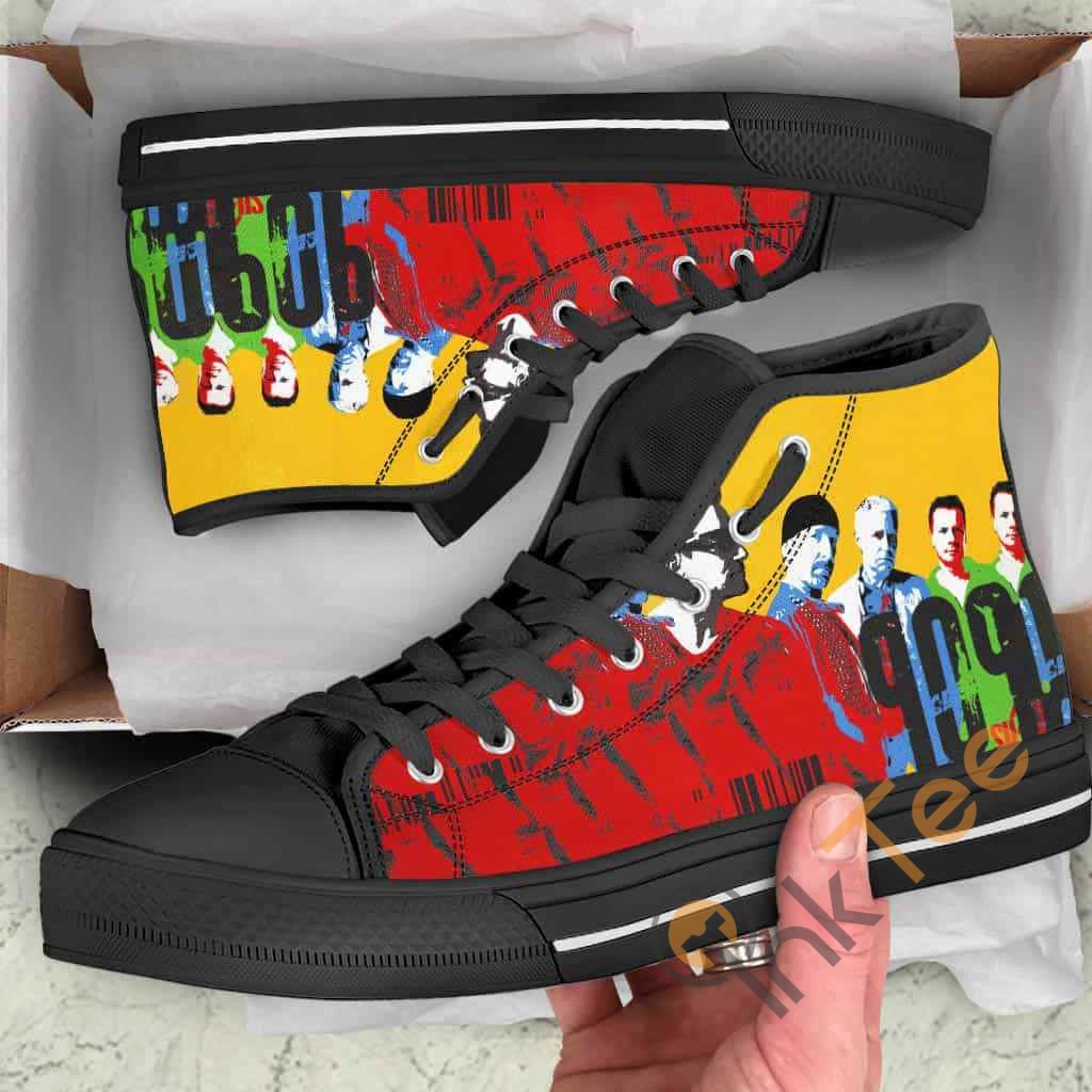 JWFancy U2 High Top Canvas Sneakers Shoes For Men And Women