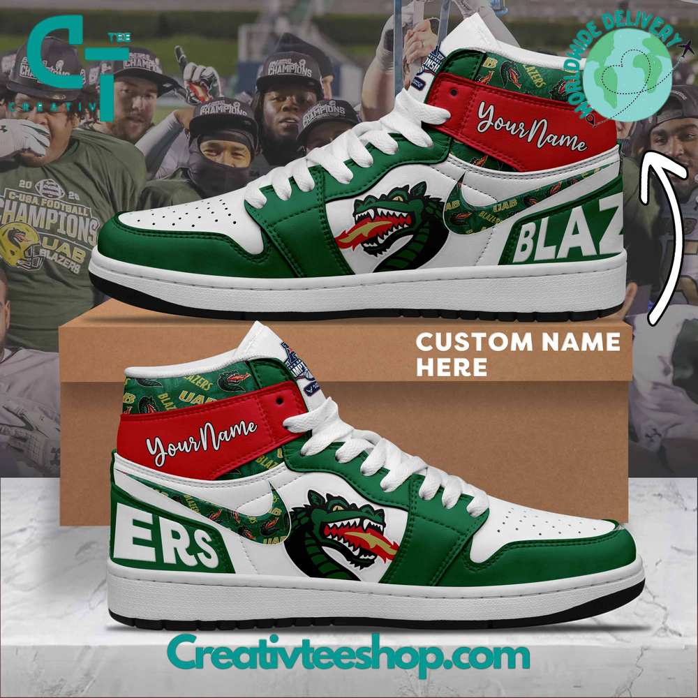 JWFancy UAB Blazers AJ1 High Sneakers Shoes For Men And Women
