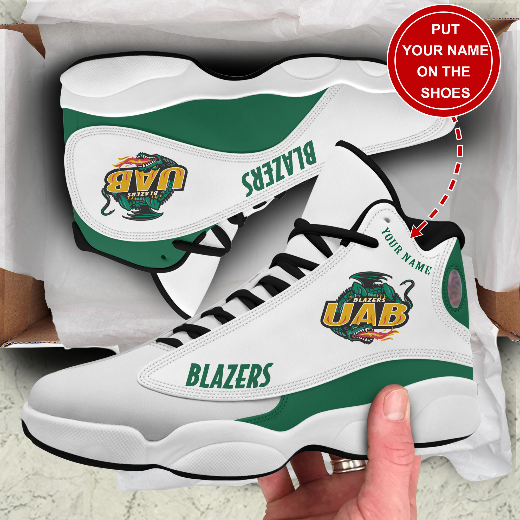 JWFancy UAB Blazers AJ13 Sneakers Shoes For Men And Women
