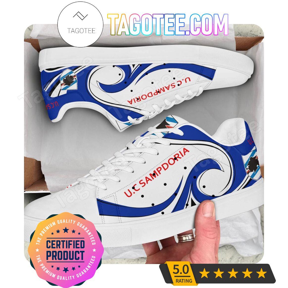 JWFancy UC Sampdoria Skate Stan Shoes Sneakes For Men And Women