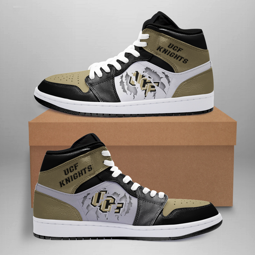 JWFancy UCF Knights AJ1 High Sneakers Shoes For Men And Women