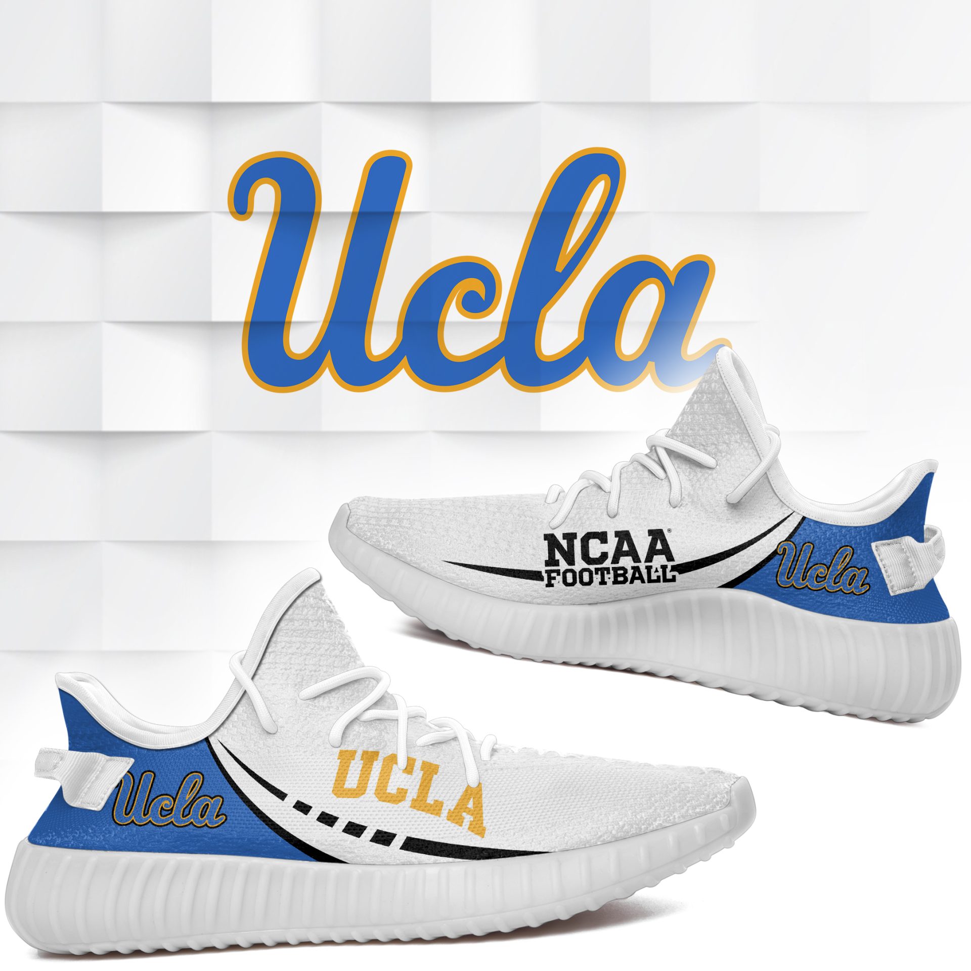 JWFancy UCLA Bruins Yeezy Boost Shoes For Men And Women