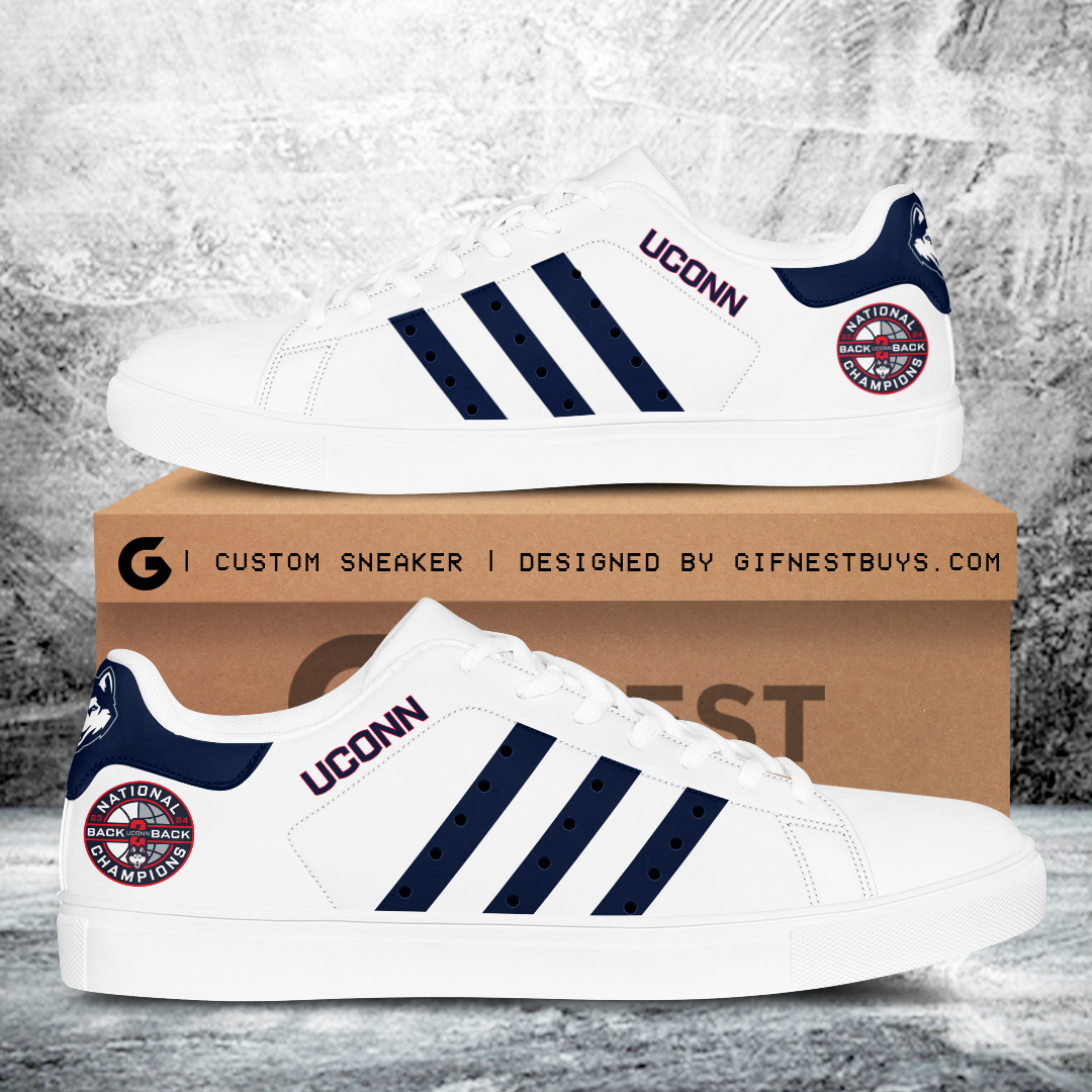 JWFancy UConn Huskies Skate Stan Shoes Sneakes For Men And Women