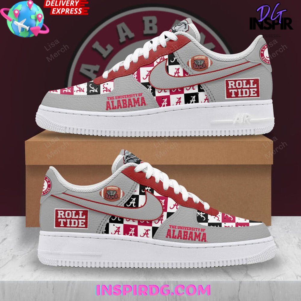JWFancy University of Alabama Roll Tide Air Low-Top Sneakers Shoes For Men And Women