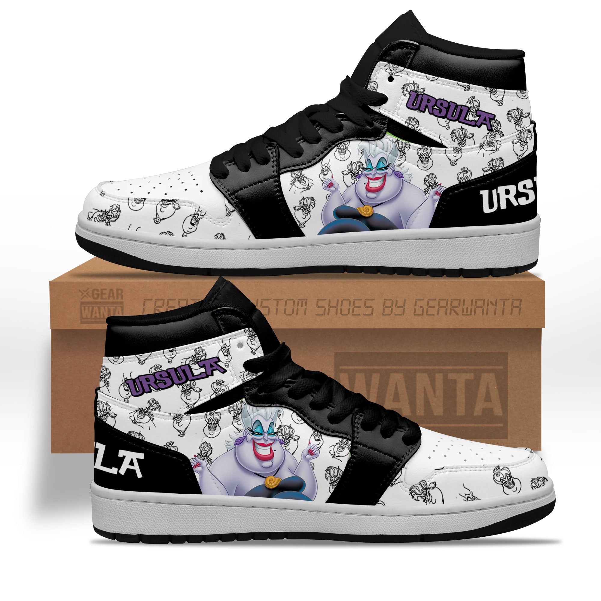 JWFancy Ursula AJ1 High Sneakers Shoes For Men And Women