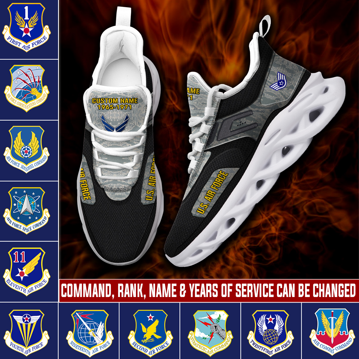 JWFancy US Air Force Max Soul Shoes Sneakers For Men And Women