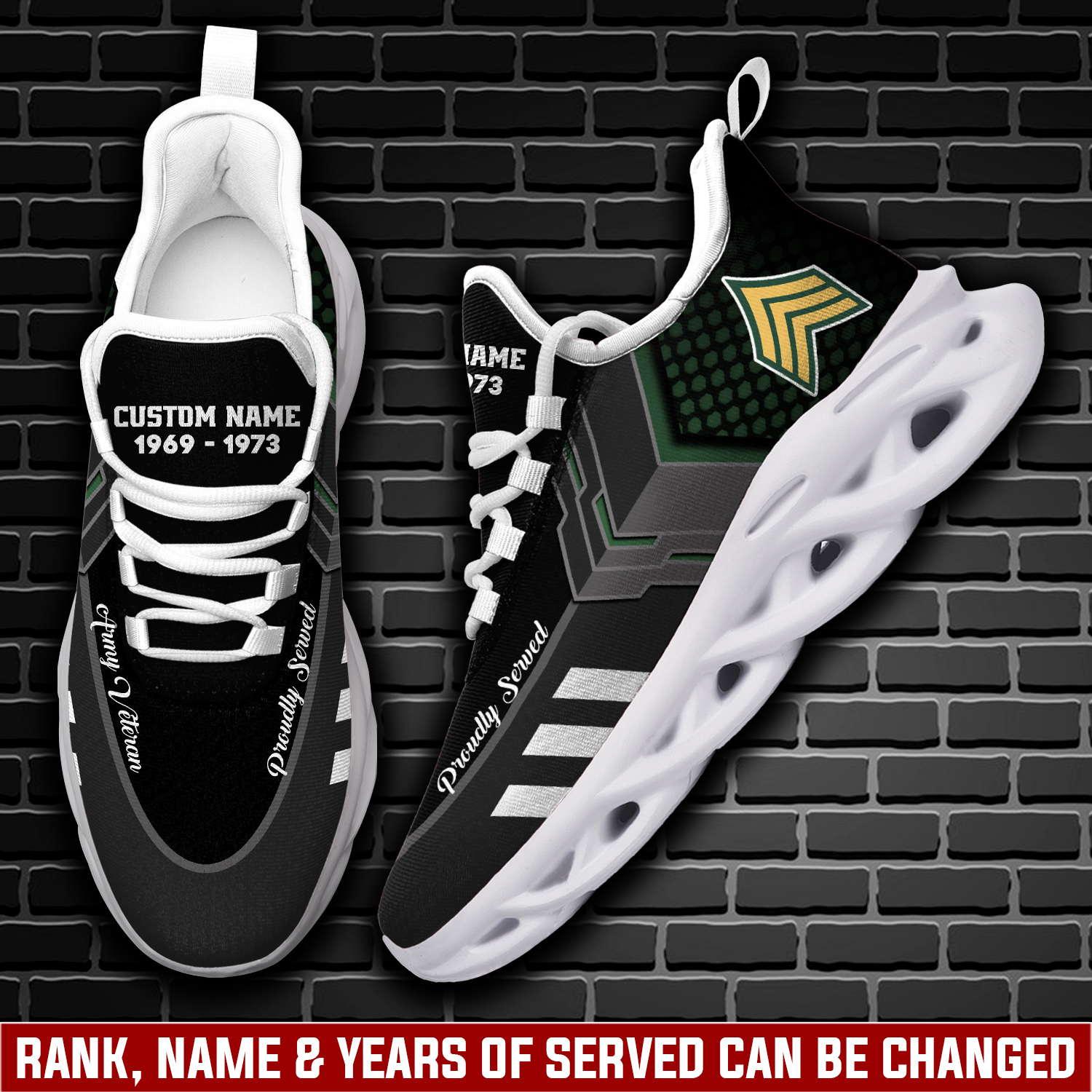 JWFancy US Army Max Soul Shoes Sneakers For Men And Women