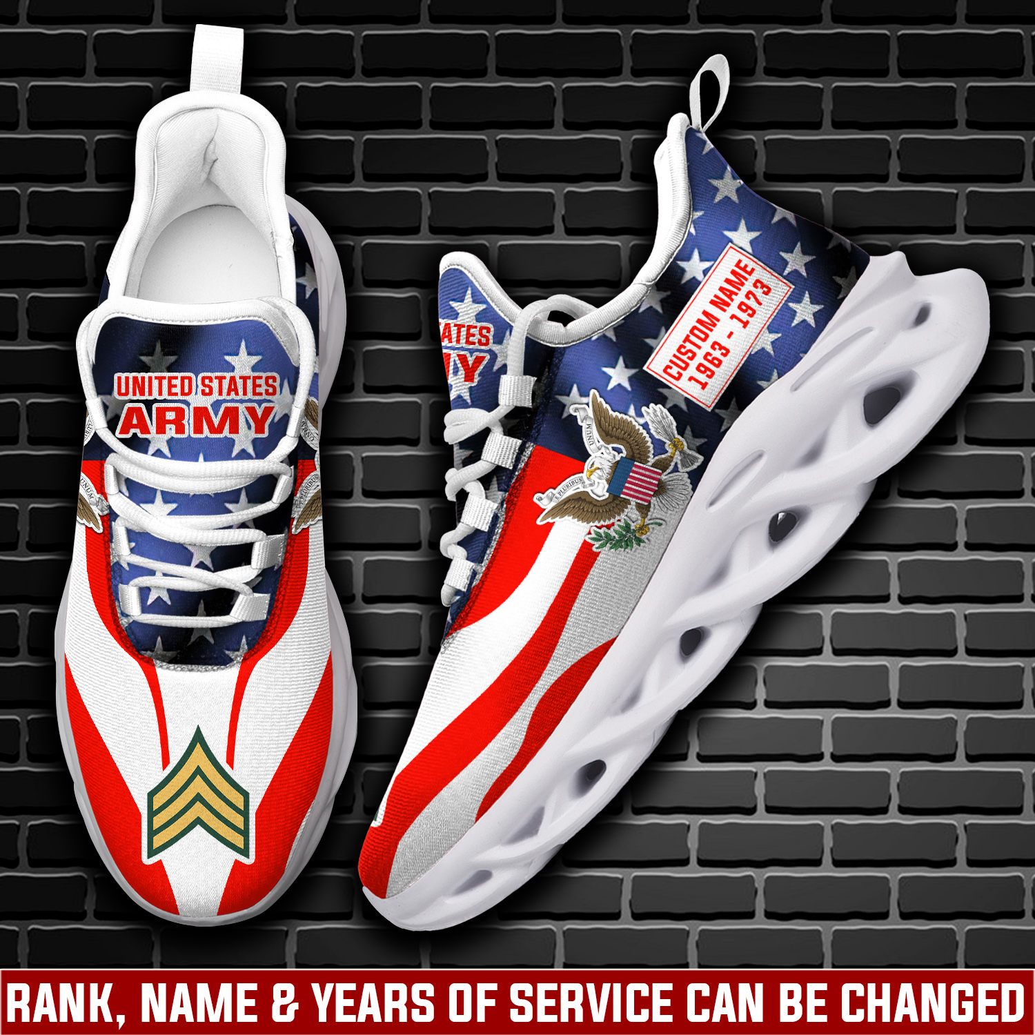 JWFancy US Army Max Soul Shoes Sneakers For Men And Women