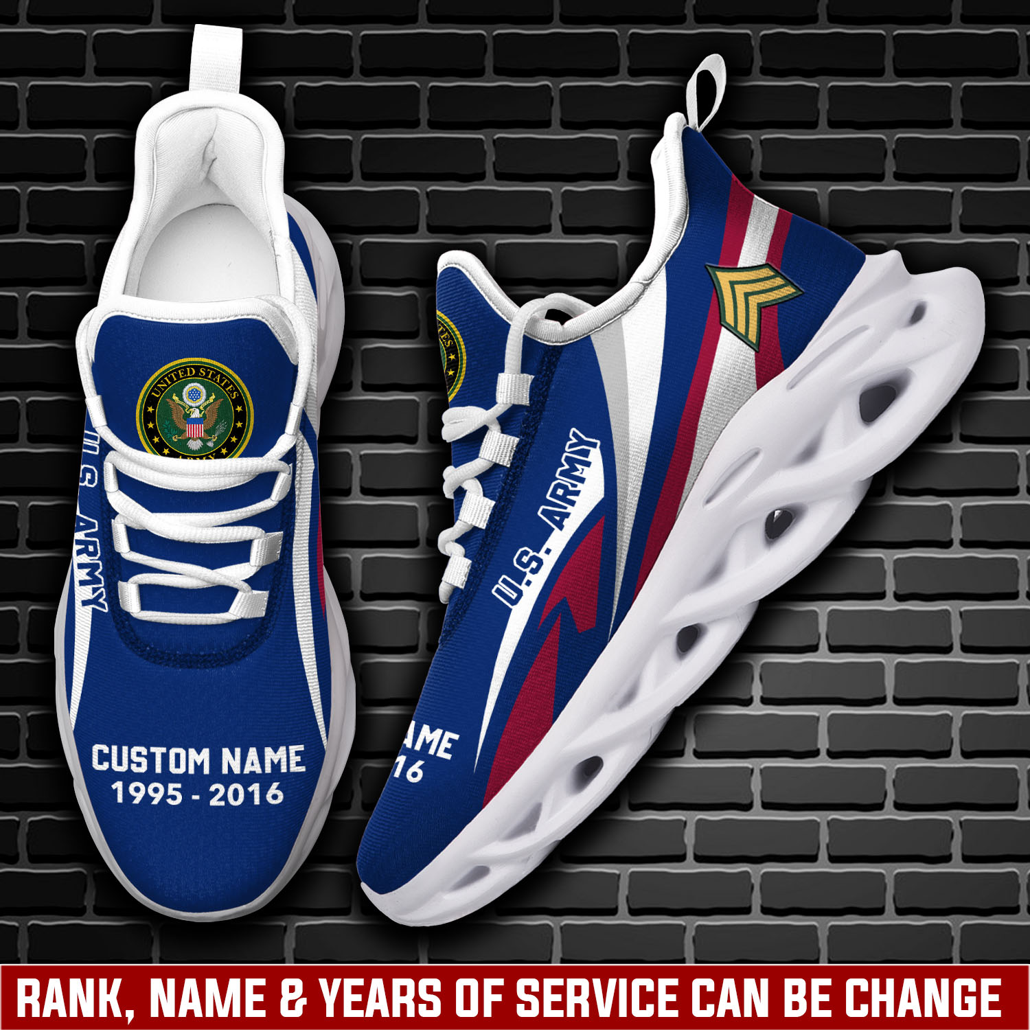 JWFancy US Army Max Soul Shoes Sneakers For Men And Women