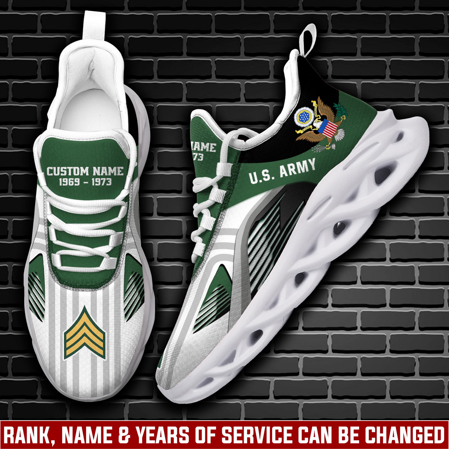 JWFancy US Army Max Soul Shoes Sneakers For Men And Women