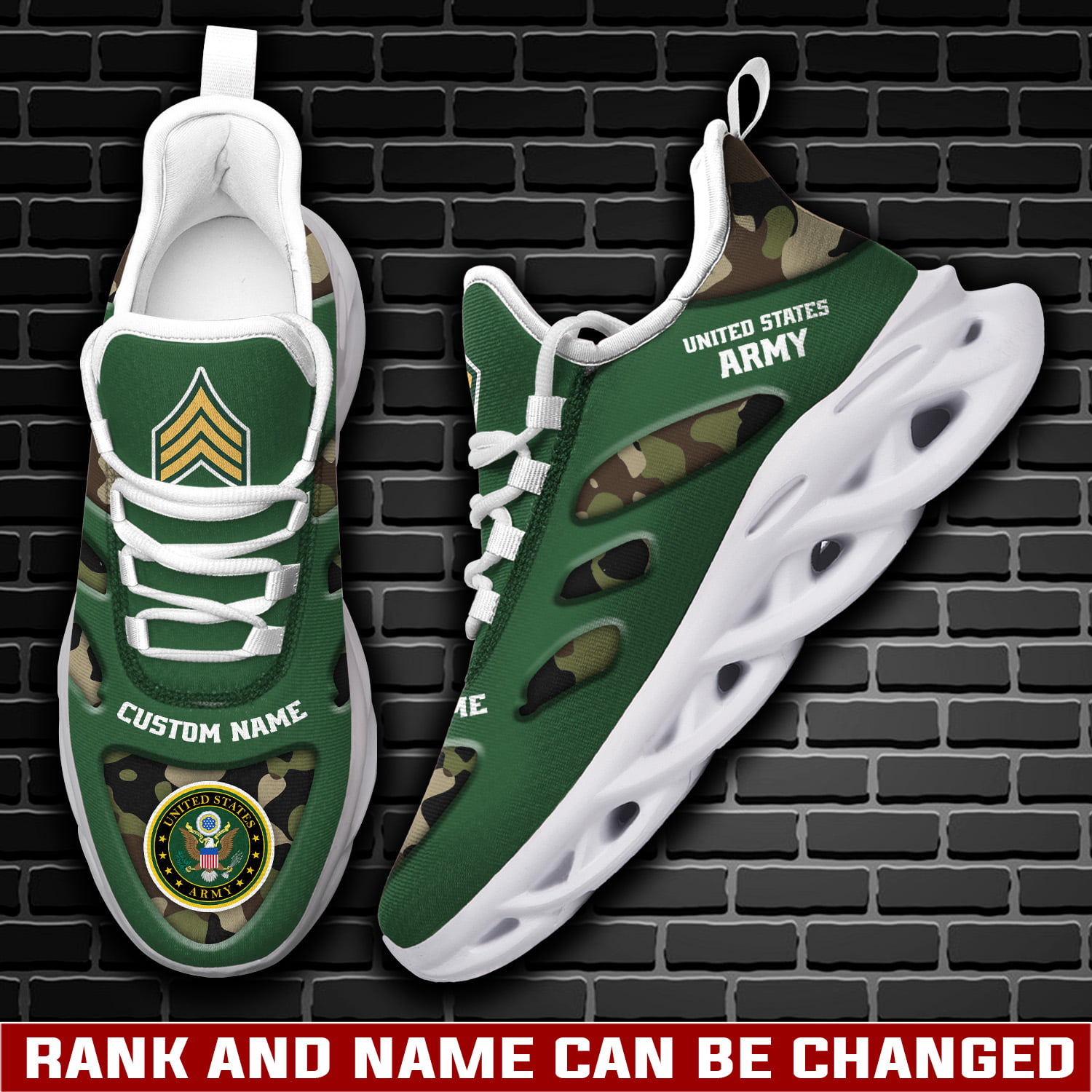JWFancy US Army Max Soul Shoes Sneakers For Men And Women