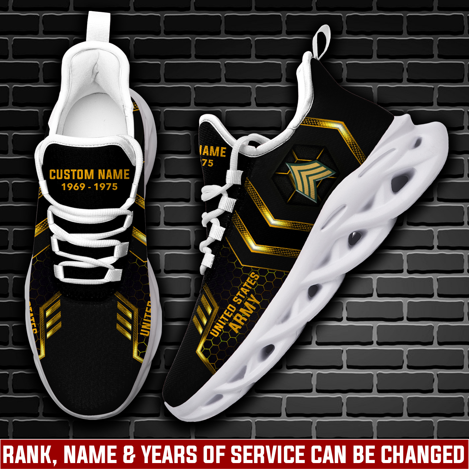 JWFancy US Army Max Soul Shoes Sneakers For Men And Women