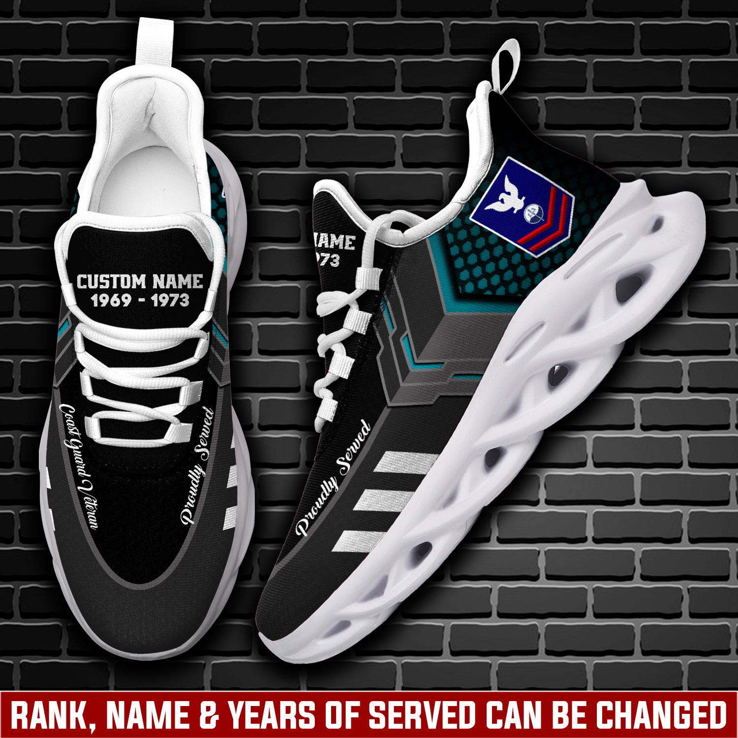 JWFancy US Coast Guard Max Soul Shoes Sneakers For Men And Women