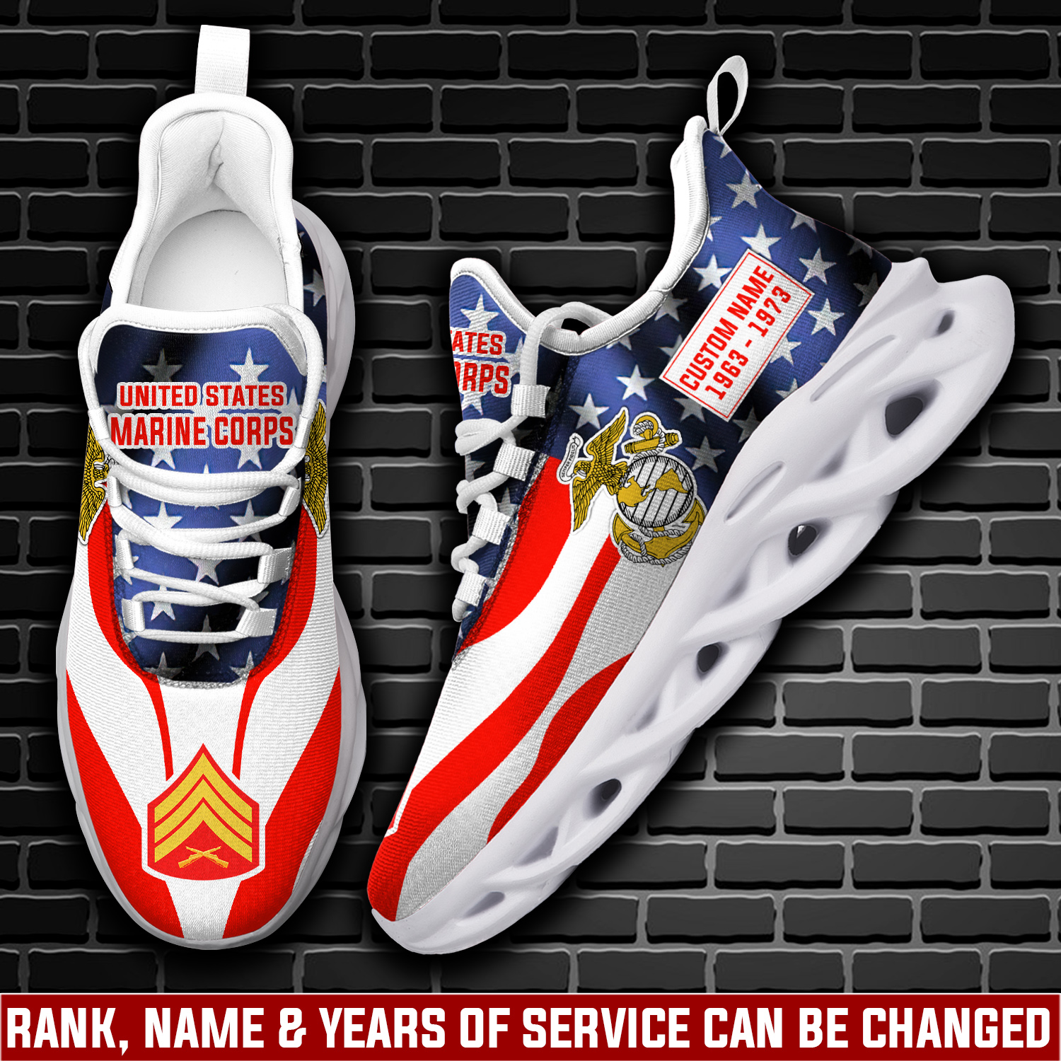JWFancy US Marine Corps Max Soul Shoes Sneakers For Men And Women