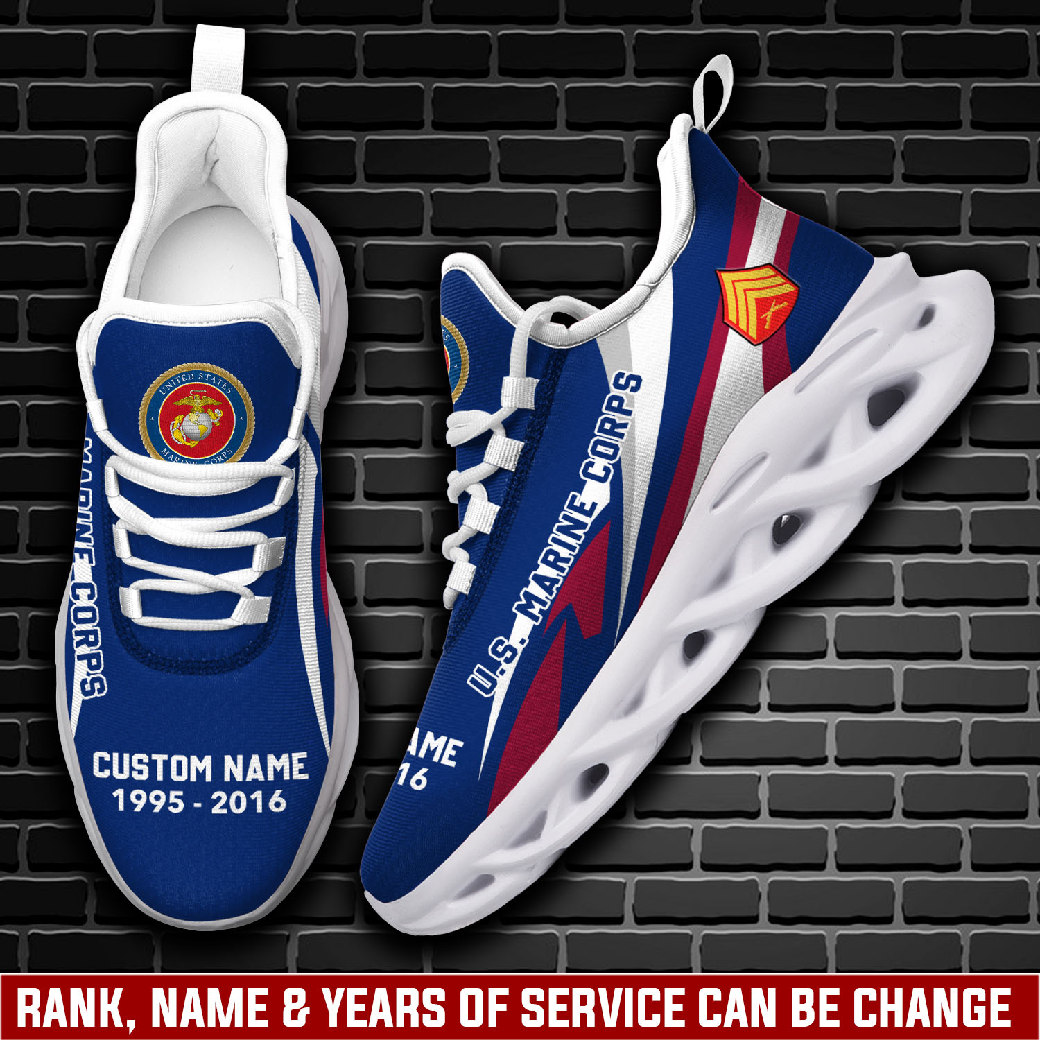 JWFancy US Marine Corps Max Soul Shoes Sneakers For Men And Women