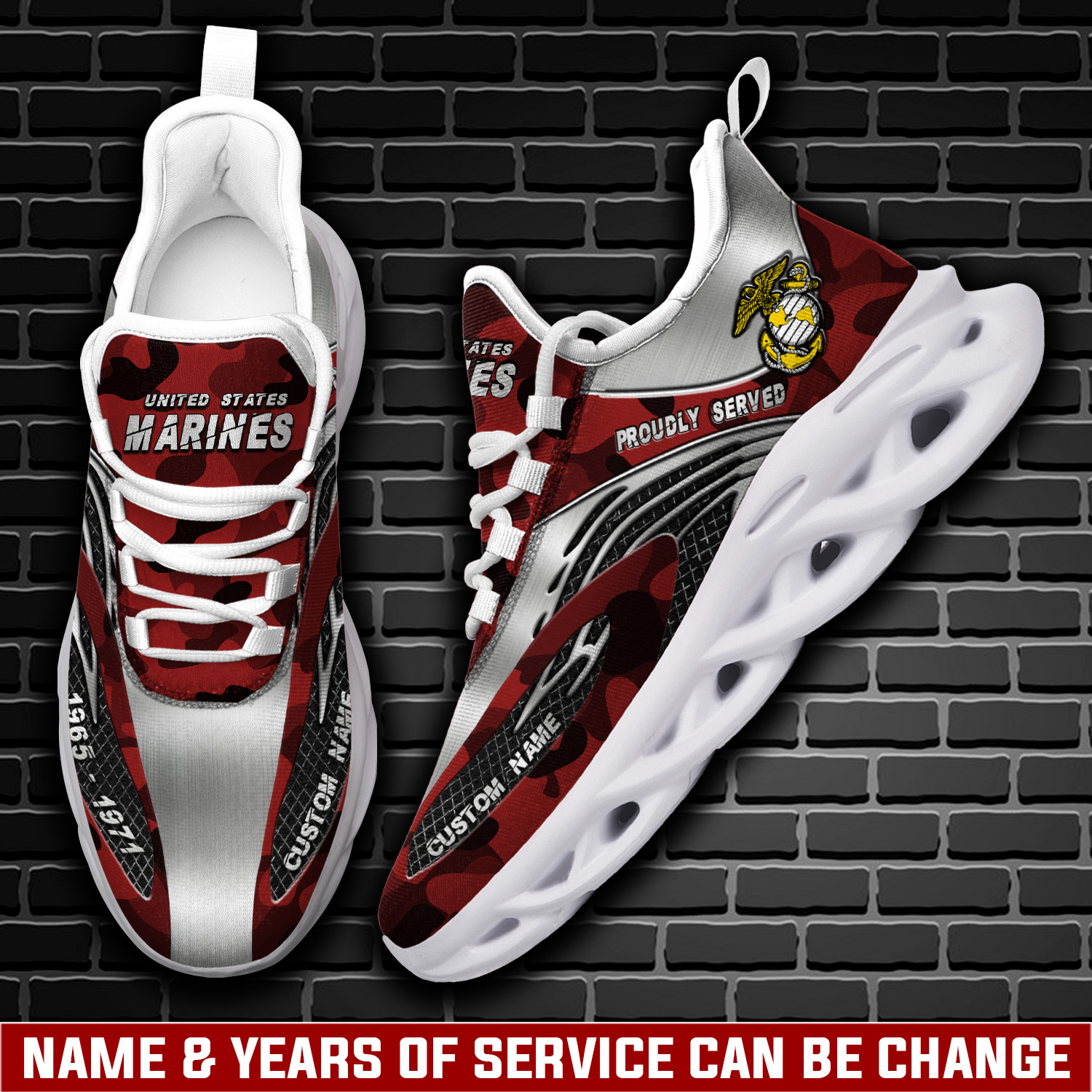 JWFancy US Marine Corps Max Soul Shoes Sneakers For Men And Women