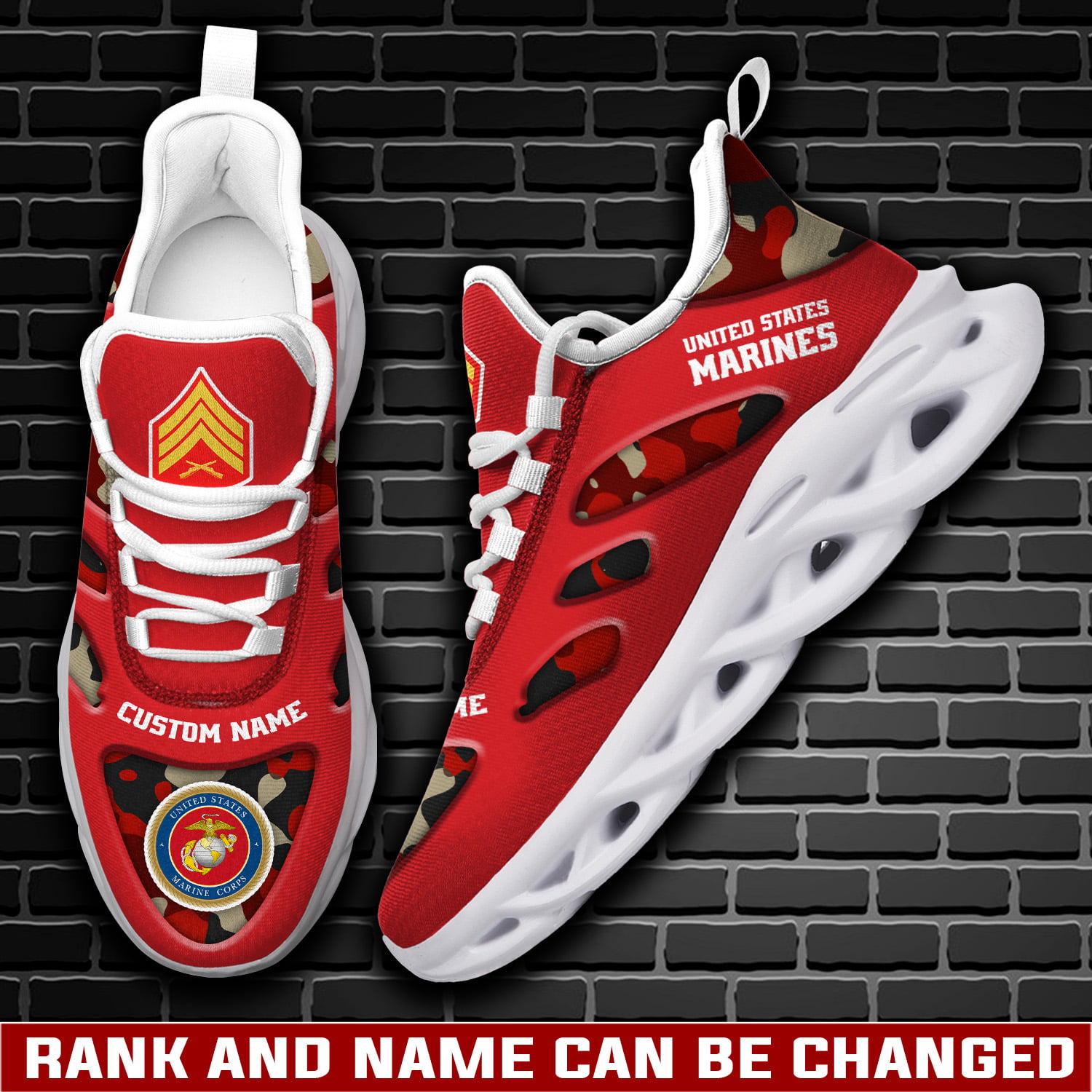 JWFancy US Marine Corps Max Soul Shoes Sneakers For Men And Women