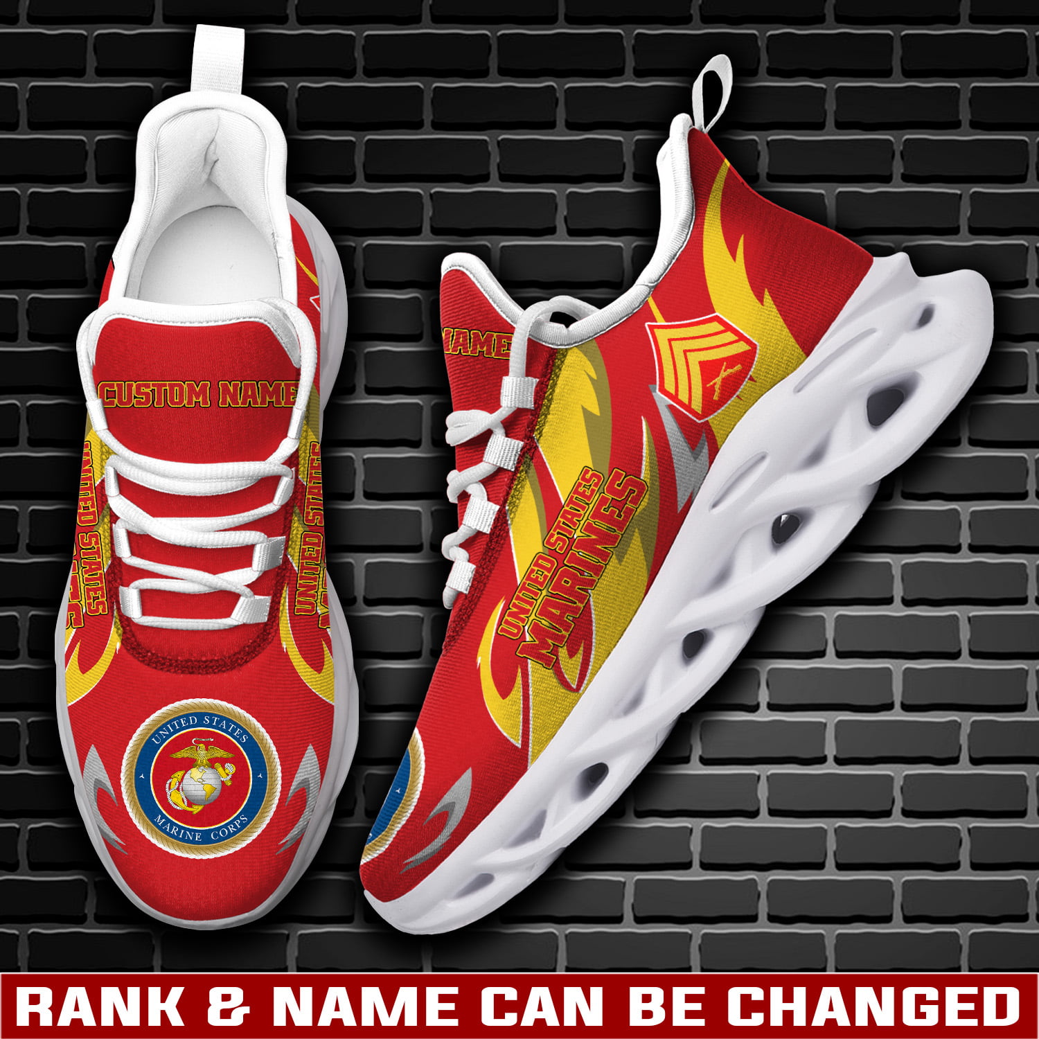 JWFancy US Marine Corps Max Soul Shoes Sneakers For Men And Women