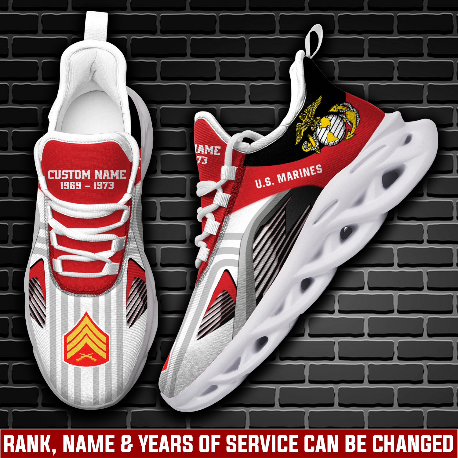 JWFancy US Marine Corps Max Soul Shoes Sneakers For Men And Women