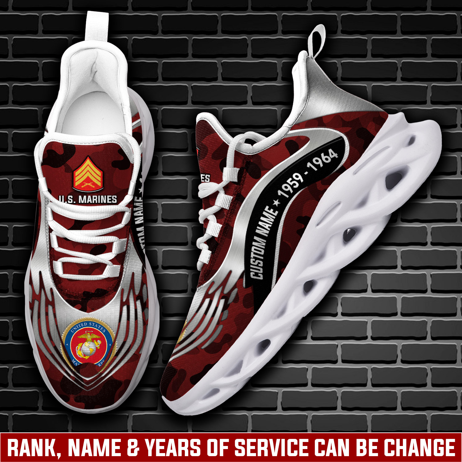 JWFancy US Marine Corps Max Soul Shoes Sneakers For Men And Women