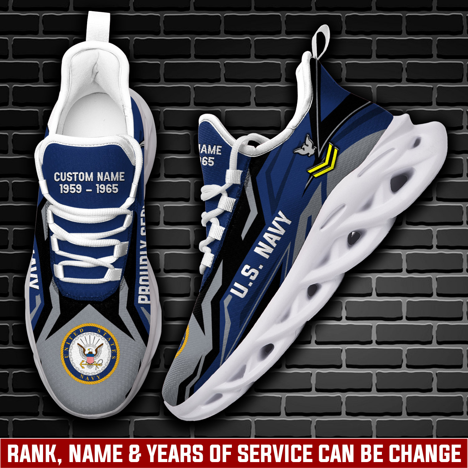JWFancy US Navy Max Soul Shoes Sneakers For Men And Women