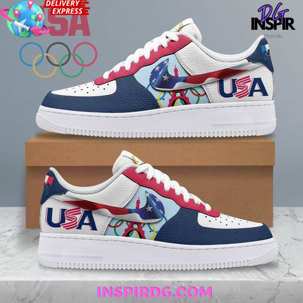 JWFancy USA Olympic Paris Air Low-Top Sneakers Shoes For Men And Women