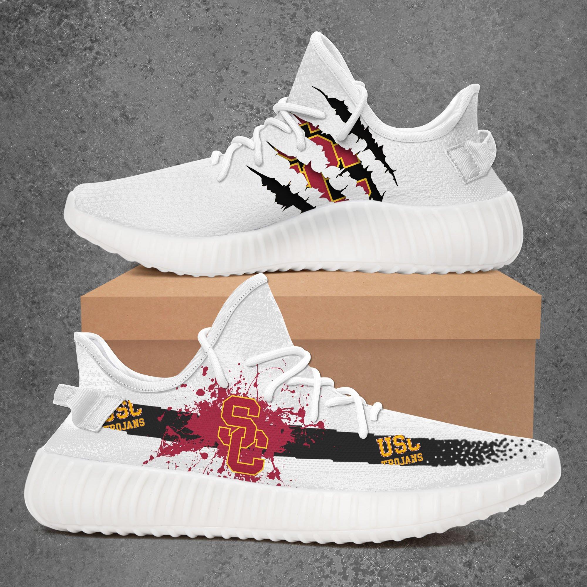 JWFancy USC Trojans Yeezy Boost Shoes For Men And Women
