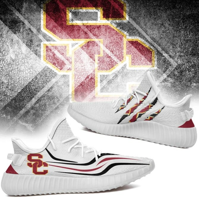 JWFancy USC Trojans Yeezy Boost Shoes For Men And Women