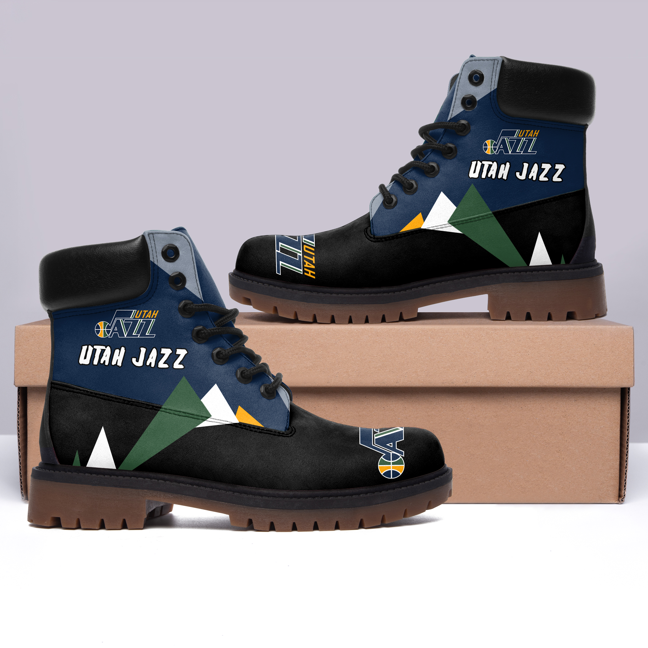 JWFancy Utah Jazz Boots Shoes For Men And Women
