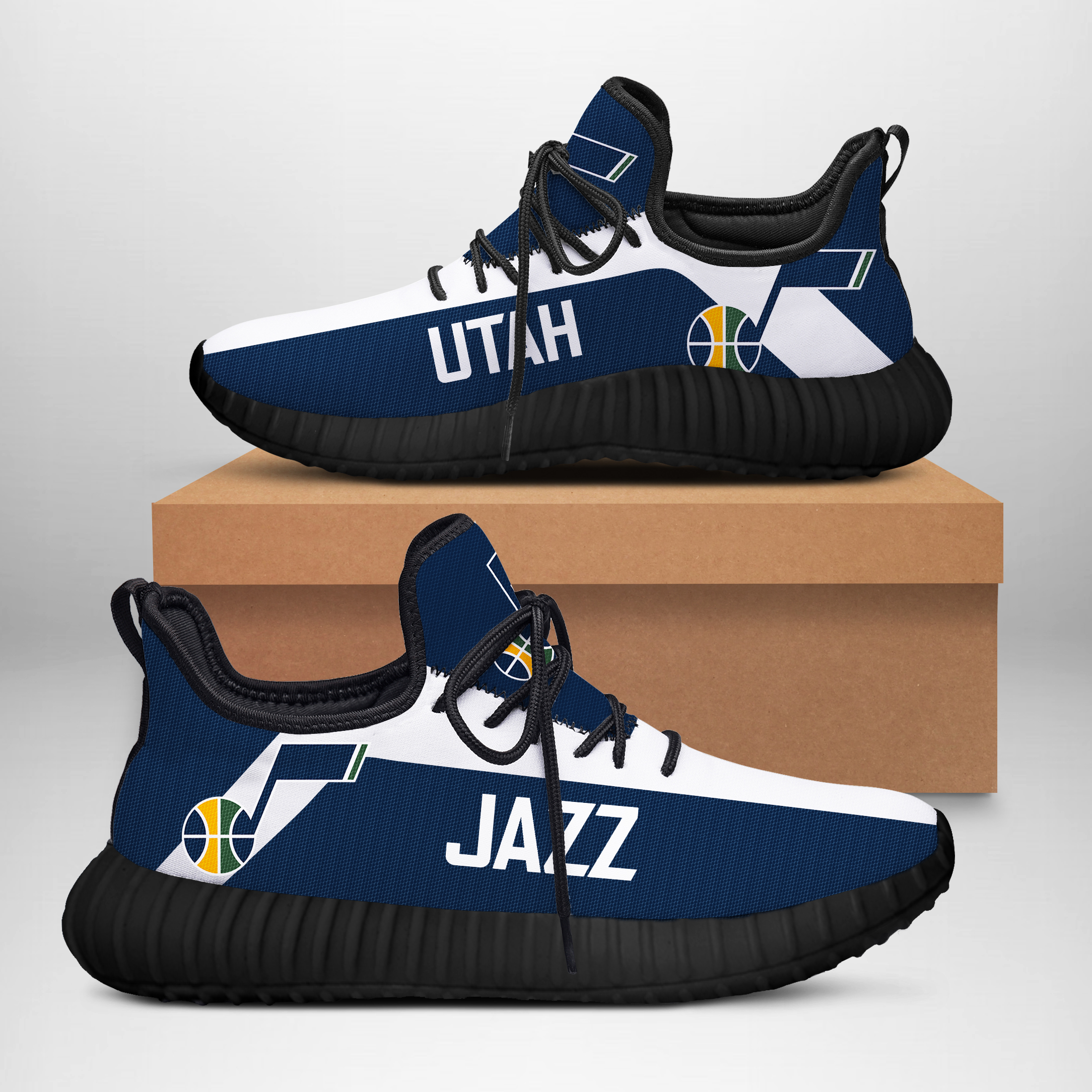JWFancy Utah Jazz Reze Sneakers Shoes For Men And Women