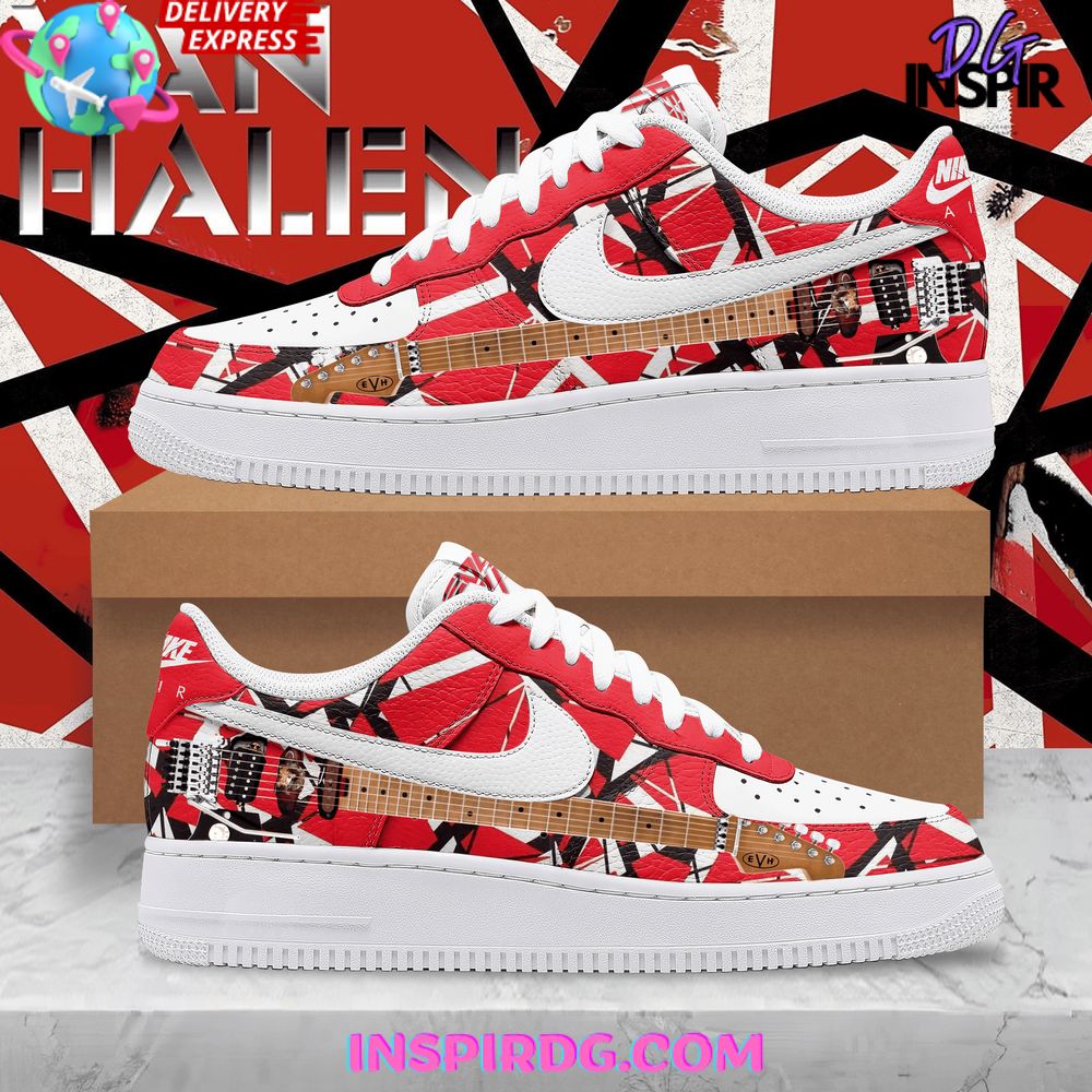 JWFancy Van Halen Air Low-Top Sneakers Shoes For Men And Women