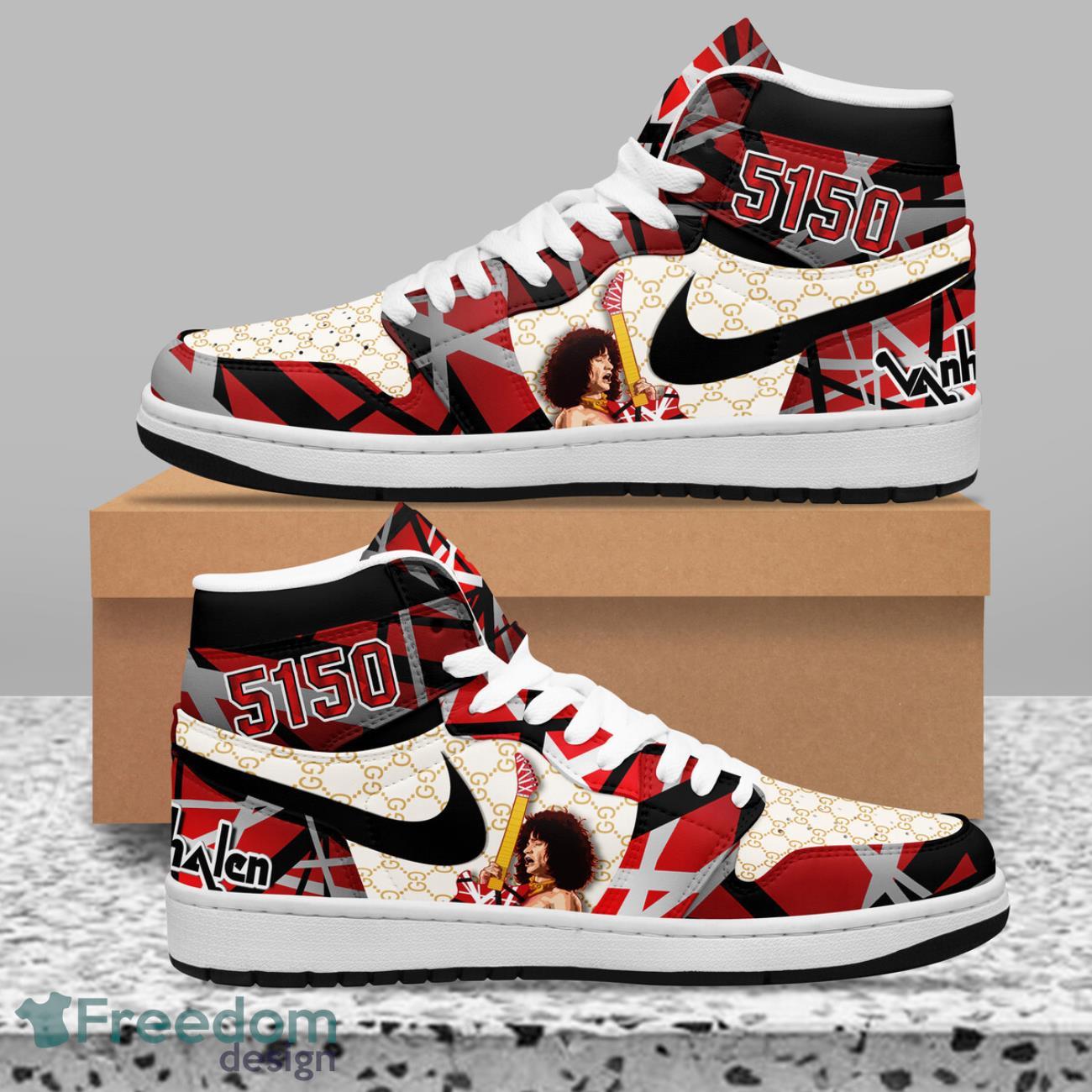 JWFancy Van Halen AJ1 High Sneakers Shoes For Men And Women