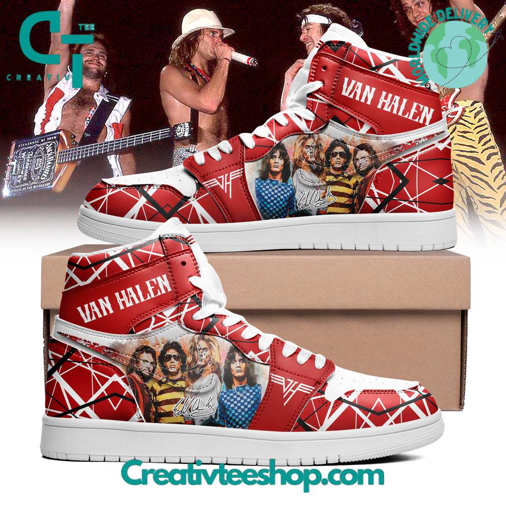 JWFancy Van Halen AJ1 High Sneakers Shoes For Men And Women